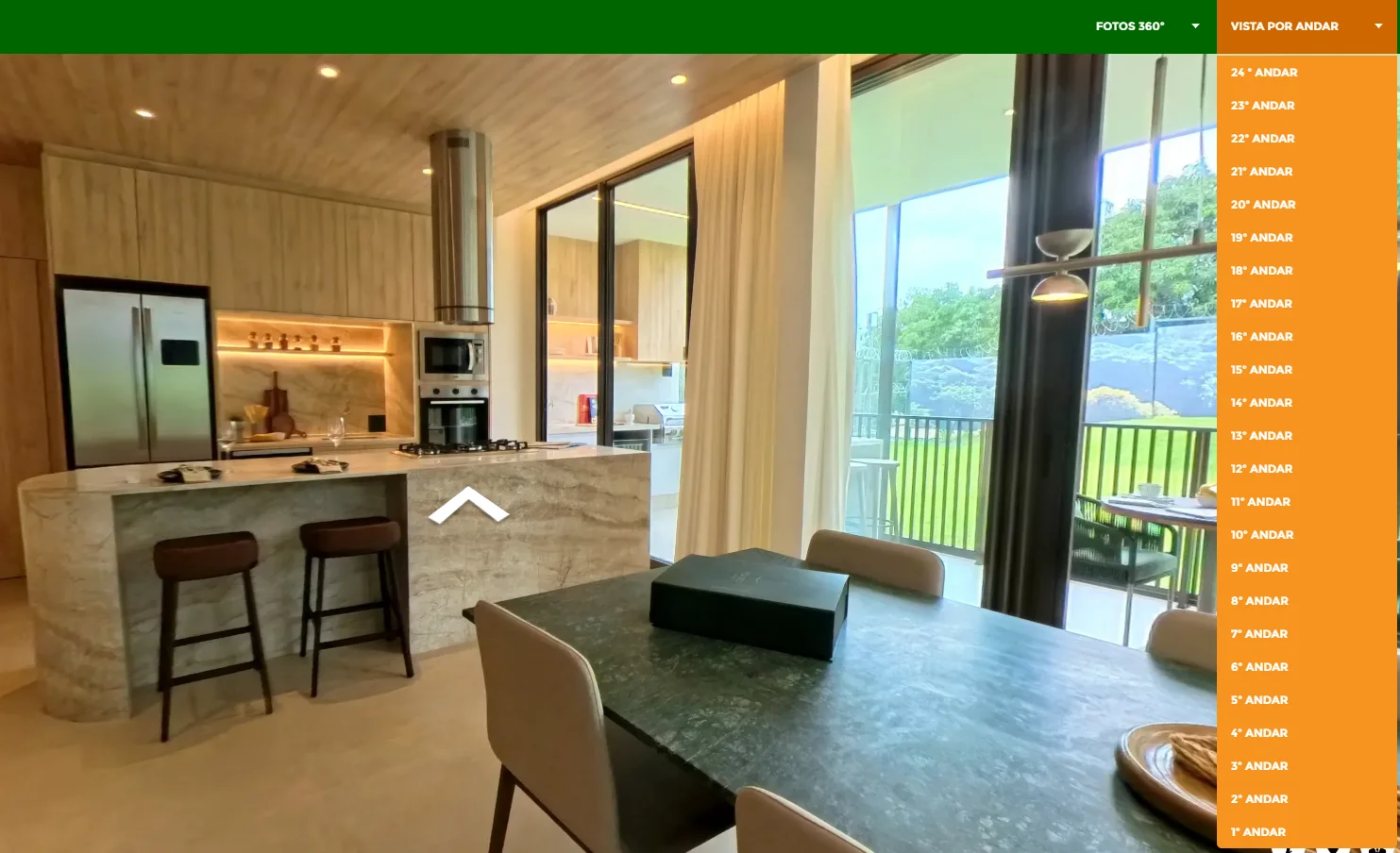 Tour virtual 360 — Arboreto Mirante — Unidade Decorada