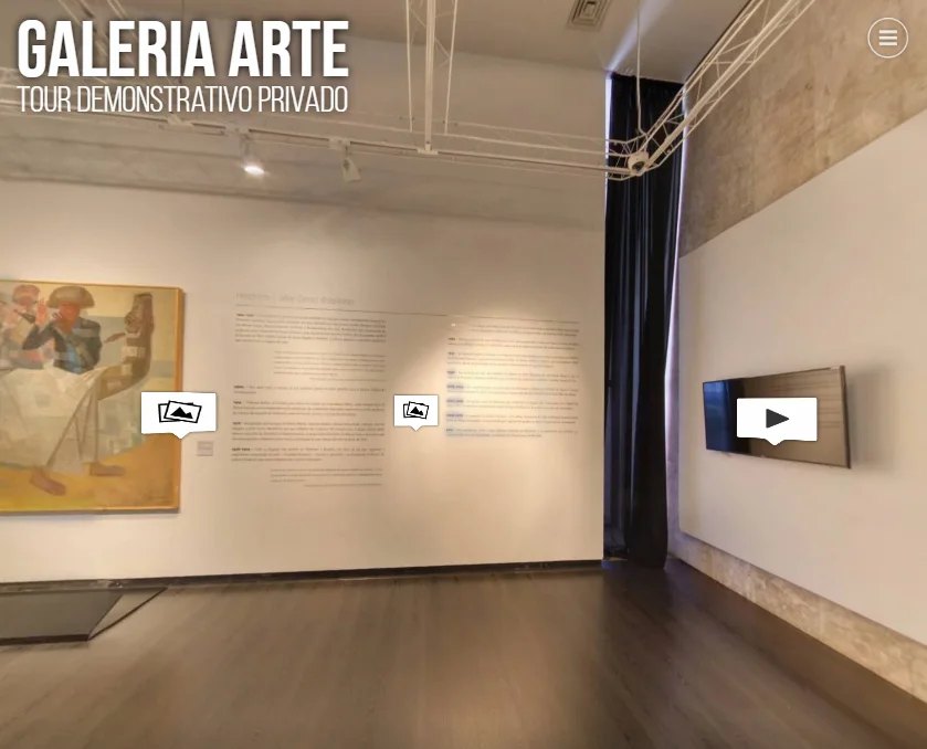 Tour virtual 360 — Galeria de Arte — BACEN v2.0